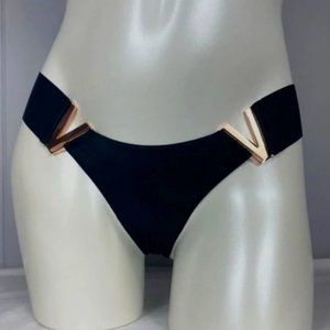 Victoria’s Secret Black Brazilian Panties Size M NWOT